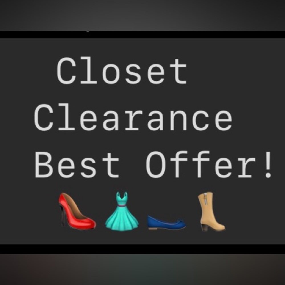 Closet Clearance 👠👗👚👢🥿😉